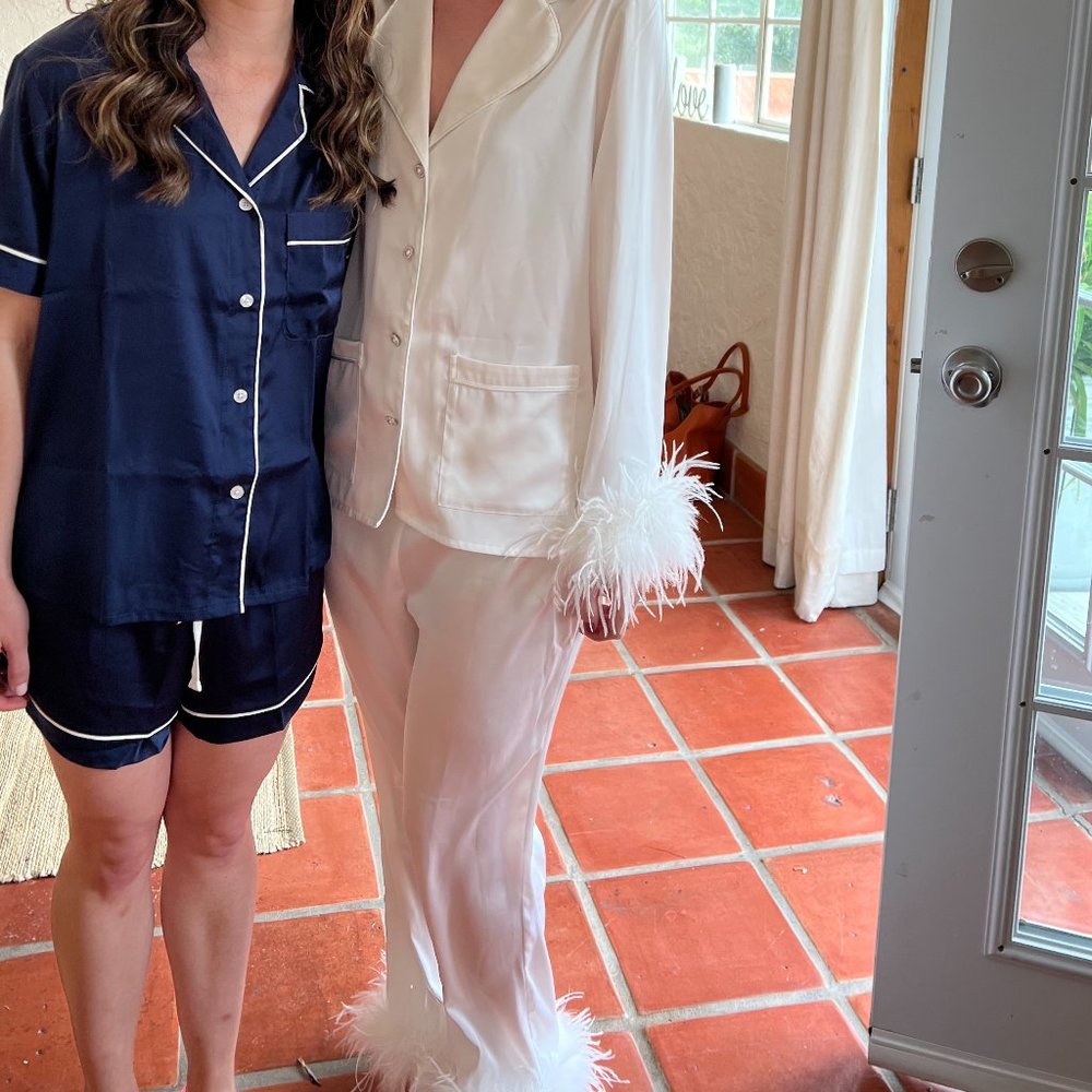 NADINE MERABI DARCIE WHITE PAJAMAS